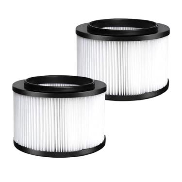 Imagem de ATXKXE 17810 Filtro de substituição para Craftsman 9-17810 Aspirador de pó de uso geral seco úmido serve para 3, 4 galões, pacote com 2