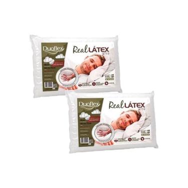 Imagem de Travesseiro Látex Real Alto Ls1100 C/ Capa Dry Fresh Kit C/ 2 Un 50x70 - Duo
