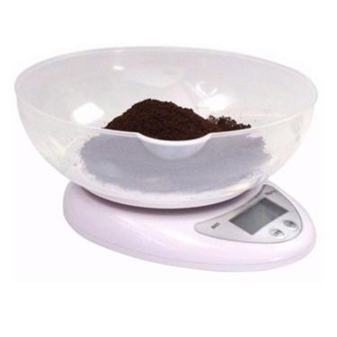 Imagem de Balança Para Cozinha Digital Com Cuba Acrilico De Alta Precisao 5kg