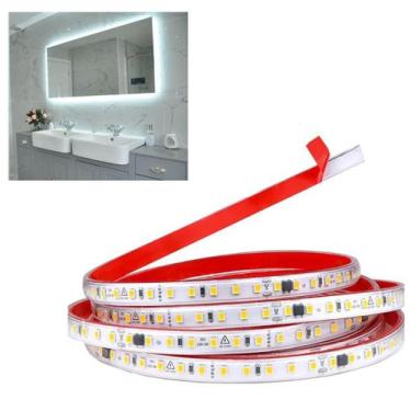 Imagem de Fita Led SMD 6500K 127V 3 Metros Fita Dupla Face Plug Conector Perfil 