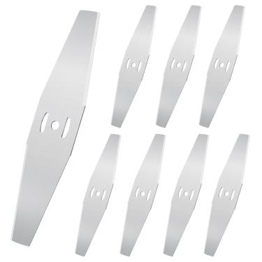 Imagem de 8 Unidades Lâmina Com Lâminas De Lâmina Lâminas De Barbear Gator Mower Laminas Acessórios Gramado Trimmer Lâminas De Mulching Cortador De Grama Liga Tesoura De Grama