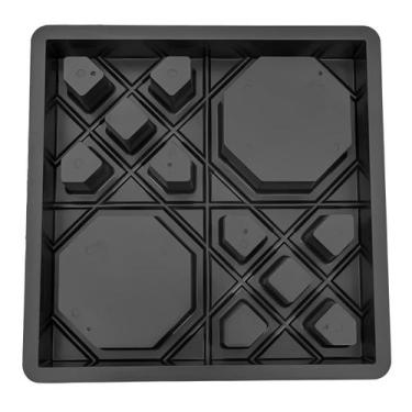 Imagem de Kit 2 Formas Plástica Elemento Vazado Cobogó Árabe 39x39x07 - GME FORM
