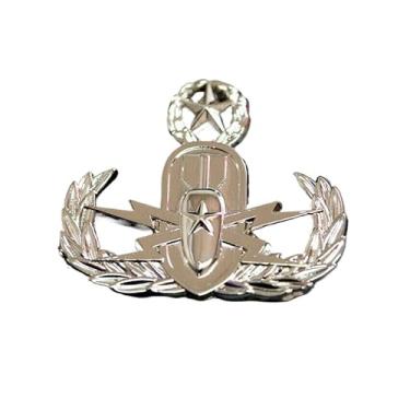 Imagem de Reprodução US EXPLOSIVE ORDNANCE DISPOSAL EOD MASTER BADGE PIN INSIGNIA METAL SILVER, padrão, metal, sem pedra preciosa, standard, Metal, Sem Pedra Preciosa