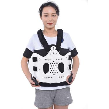 Imagem de N A Suporte Torácico Lombar Ajustável Cinta Torácica Completa Trata Cifose, Fraturas por Compressão Espinhal, Aparência de Postura Lesões na Coluna Vertebral (Com Airbag)