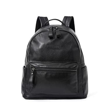 Imagem de Mochila para homens Mochila de viagem Mochila de design de moda casual Mochila masculina de couro macio