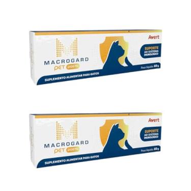 Imagem de Kit 2 Macrogard Pet Pasta para Gatos Avert 60g