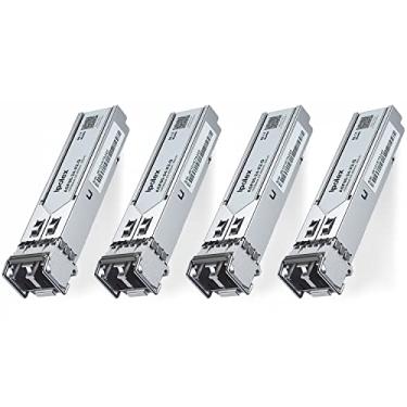 Imagem de Módulo SFP multimodo 1.25G 1000Base-SX – Transceptor Gigabit SFP para LC para Cisco GLC-SX-MMD/GLC-SX-MM/SFP-GE-S, Meraki MA-SFP-1GB-SX, Ubiquiti UniFi UF-MM-1G, Mikrotik, Fortinet, Netgear