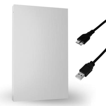 Imagem de Disco rígido externo de 1 TB HDD de 2,5 polegadas para armazenamento de dados externo, tamanho de bolso, disco rígido externo portátil USB 3.0, expansão de armazenamento ps4, compatível com PC, Mac