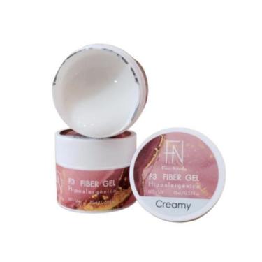 Imagem de Fiber gel fan nails linha f3 creamy 15 ml