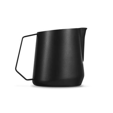 Imagem de MHW-3BOMBER Jarro para espumar leite de 600 ml com bico em forma de U - Jarra vaporizadora SUS 304 - Copo de arte latte cappuccino para barista - Corpo quadrilateral - P5184-OS