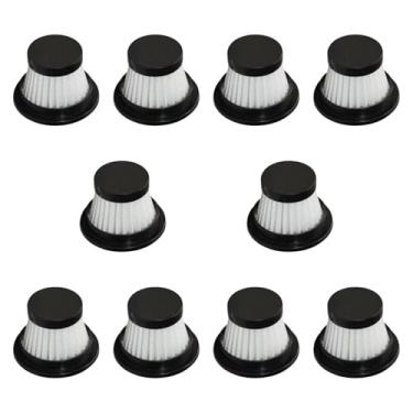 Imagem de ＫＬＫＣＭＳ Filtro de substituição de 10x para o aspirador de aspirador, apenas filtro HEPA lavável Filtro dobrado Filtro para uso diário da sala de estar