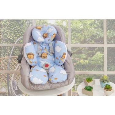 Imagem de Apoio de Corpo para bebê conforto 2 peças - Miguel Baby, Urso Aviador