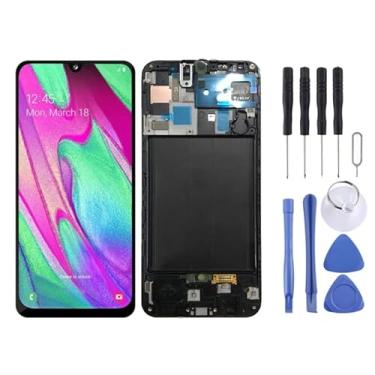 Imagem de YUNCHATW Acessórios telefônicos Tela LCD original com quadro para Galaxy A50 SM-A505F com Montagem Full Digitizer (preto) Substituição do telefone celular