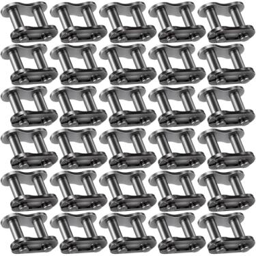 Imagem de Alpinleux 30 peças #25 Chain Master Link, elo de corrente de bicicleta, elo de corrente de bicicleta de liga, elo mestre para corrente de bicicleta