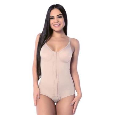 Imagem de Cinta Modeladora Pós Cirúrgica Abertura Frontal Alças Finas Redutor  -