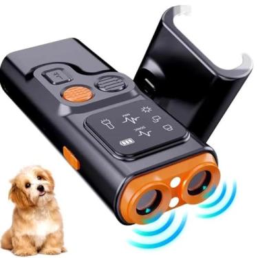 Imagem de BR PeGE BarkGuard Pro, 2025 Novo dispositivo antilatido BarkGuard Dispositivos de dissuasão de latidos de cães com display HD e lanterna de LED, dispositivo antilatido que treina seu cão para não