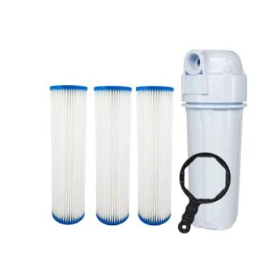 Imagem de Filtro de Água para Caixa D'água, Cavalete com 3 Refis Laváveis