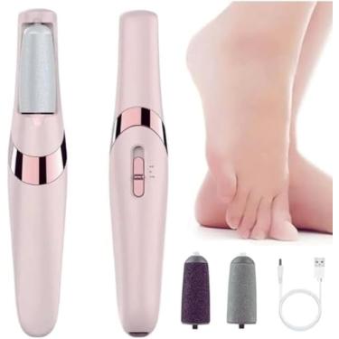 Imagem de Lixa Lixador de Pé Elétrico Removedor de Calos Para os Pés Portátil Recarregável Lixa Esfoliador Pedicure