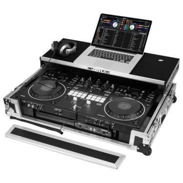 Imagem de Odyssey Capa de voo DDJ-REV5 1U com plataforma de laptop estilo Glide e rodas de canto