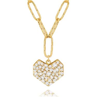 Imagem de CANEVINKA Colar feminino com pingente de moeda de ouro 18K com bússola delicada e girassol, corrente personalizada, joia em camadas, Banhado a ouro, Zircão