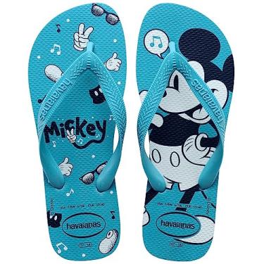 Imagem de Chinelo Azul Tranquilidade Top Disney Havaianas Adult Licenses n° 25/26