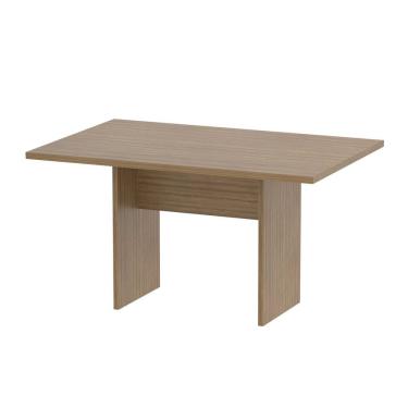 Imagem de Mesa de Reunião para Escritório 136cm X 90cm Me Amendoa
