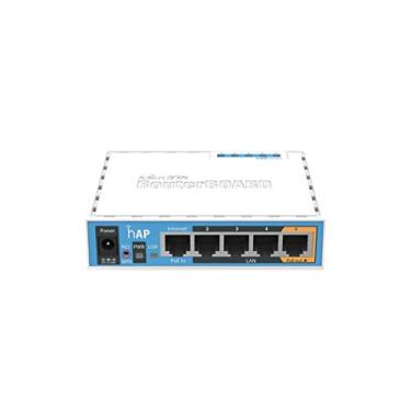 Imagem de Ponto de acesso WLAN branco Mikrotik HAP Power Over Ethernet (PoE)