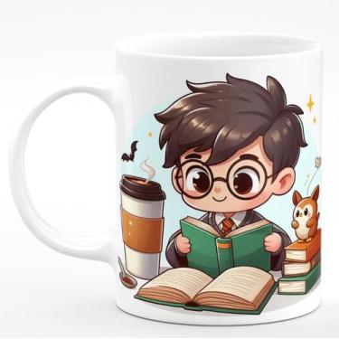 Imagem de Caneca de Porcelana Harry Potter 325ml Bat - PRMUG