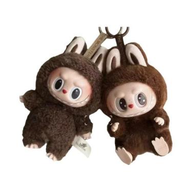 Imagem de Roxo Labubu Mokoko 17cm Chaveiro De Pelúcia Animal De Pelúcia Macarone