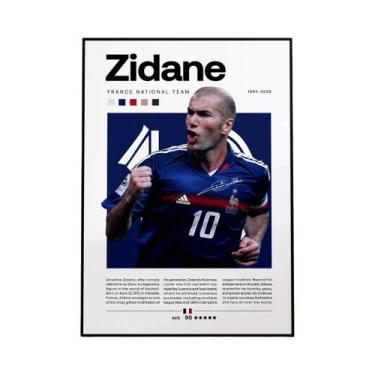 Imagem de Pôster De Futebol Beckham Messi Mbappe Bellingham Ronaldinho Pele Deco