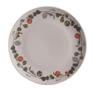 Imagem de Prato Raso Em Cerâmica Coup Noite Feliz 26cm Porto Brasil