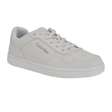 Imagem de Calvin Klein Tênis masculino Landy, Branco 140, 40