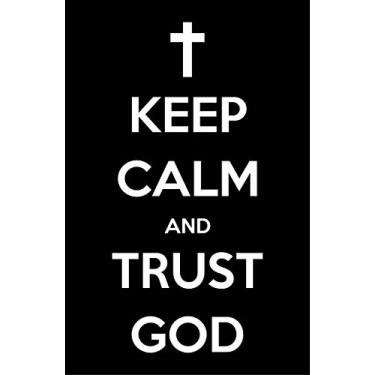 Imagem de Damdekoli Pôster Trust God - 28 x 43 cm, Jesus