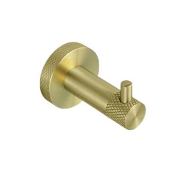 Imagem de Kit de acessórios para banheiro com suporte para toalhas, suporte de toalhas de aço inoxidável, suporte para banheiro, kit de acessórios para banheiro com gancho para roupão único (gancho para ro