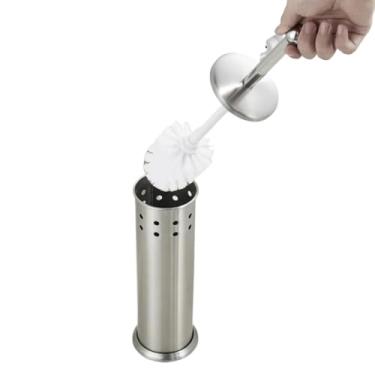 Imagem de Kit 3 Escovas Sanitária De Inox Com Suporte Limpa Vaso Privada Banheiro Não Enferruja(1 ESCOVA)