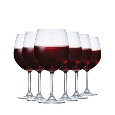 Imagem de Ruvolo, Taça Event Burgundy, Jogo de Taças para Vinho em Cristal, 740ml, 6 Peças