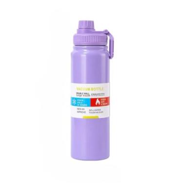 Imagem de Garrafa Térmica 800ml Quente & Frio Com Isolamento Térmico De Grande C