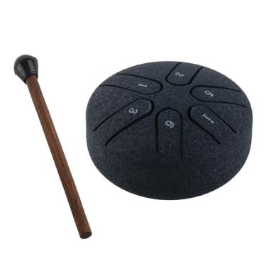 Imagem de Tambor Profissional de Língua de 6 Notas, Instrumento de Percussão Com Baqueta para Relaxamento, Meditação e Calmante da Mente (azul-marinho)