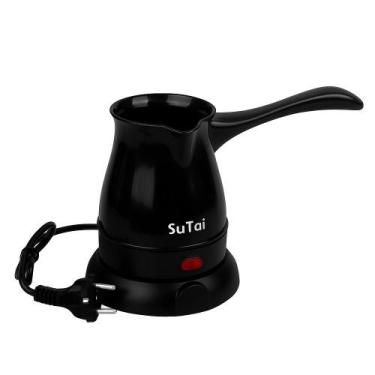 Imagem de Cafeteira turca eletrica 600w maquina de cafe expresso europeu com aqu