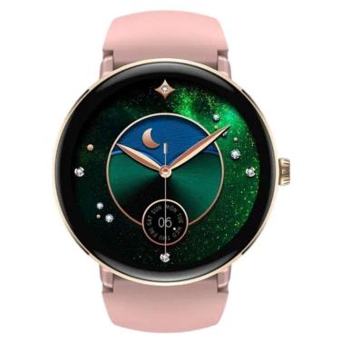 Imagem de Novo Zeblaze Relógio Lily 2 Chamadas De Voz Feminino Amoled Display Rosa