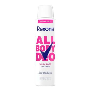 Imagem de Desodorante Rexona Corporal All Body Deo Wild Rose Aerossol 150ml