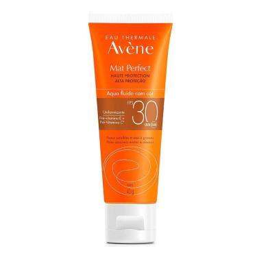 Imagem de Protetor Solar Avène Mat Perfect Aqua Fluido com Cor FPS 30 40ml