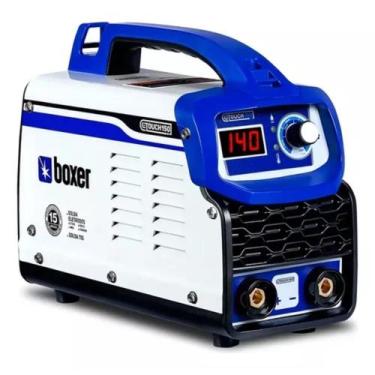 Imagem de Máquina solda inverter Touch 150 BV branco/azul Boxer
