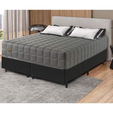 Imagem de Cama Box Conjugado King com Colchão (193x69x203) Cloud Gazin CR35313 -