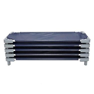 Imagem de Caminha Empilhável Papibrink Cores Para Escolas Creches e Casa, Azul