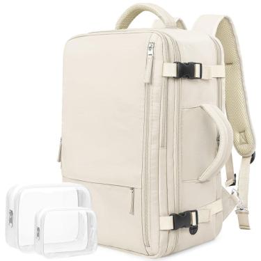 Imagem de Mochila de viagem Rinlist Airline aprovada pela Airline Beige