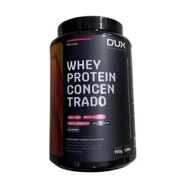 Imagem de Whey Protein Concentrada 900g - Dux Nutrition, Morango