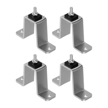 Imagem de MotiveTech Suporte de Montagem de Isolador de Vibração de 4 Peças, Almofada Antivibração, Almofada Condensadora de Arquibancada, Suporte Universal de Absorção de, Tamanho Maior