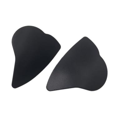 Imagem de Generic 2 peças Mirror Block Off Placas Acessórios de motocicleta estável Substituição resistente Covernath, Preto