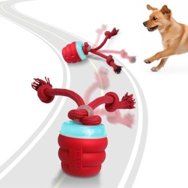 Imagem de Giociv Brinquedos interativos para cães com movimento ativado, brinquedo de cachorro estridente, bola ativa para treinamento diário